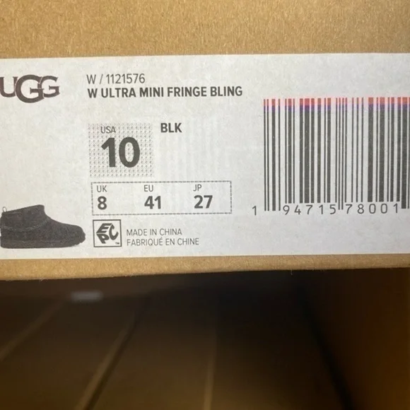 UGG W / 1121576 W ULTRA MINI FRINGE BLING - Picture 10 of 10
